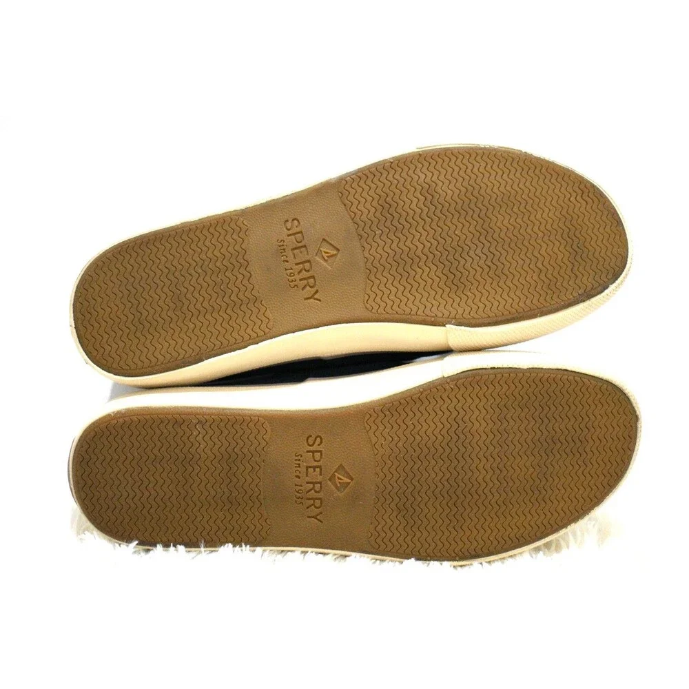 Sperry Bahama II Canvas Nautical Unisex Boat Shoe STS25537 - Men's 7.5 M